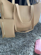 كبيرة في المساحة… راقية في الإطلالة 🤎 حقيبة رمضان اللي تحتاجيها